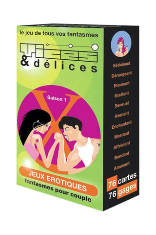 Jeu de cartes Vices et Délices Saison 1