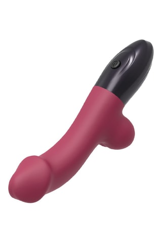 Vibratore USB waterproof - Bordeaux - 10 cm