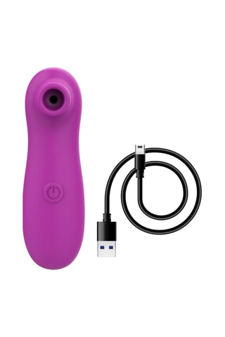 Stimolatore clitorideo con suzione waterproof - Viola