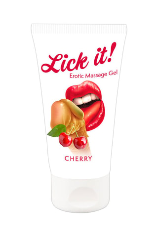 Lubrifiant comestible 2-en-1 - Cerise - 50 ml