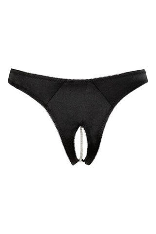 Tanga aperto - Nero