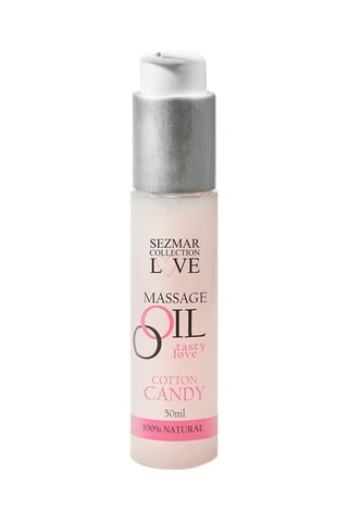 Huile de massage comestible - Barbe à papa - 50 ml