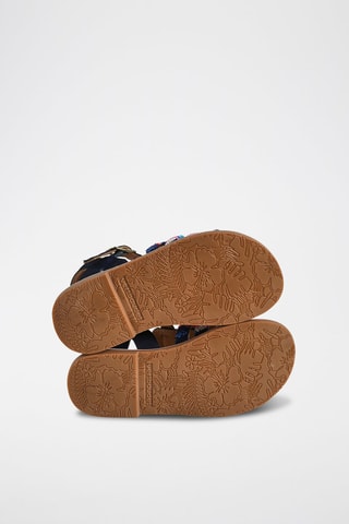 Sandales en cuir - Bleu marine