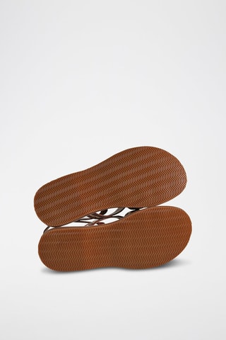 Sandales en cuir - Marron