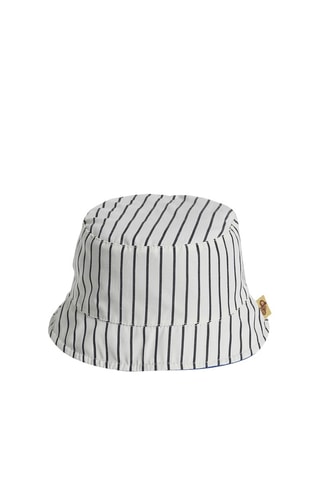 Bob réversible - Bleu marine et blanc