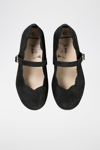 Ballerines en cuir - Noir