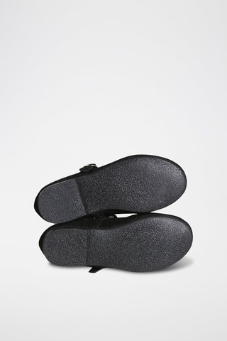Ballerines en cuir - Noir
