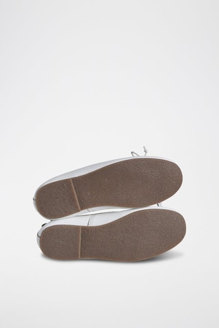 Ballerines en cuir - Blanc