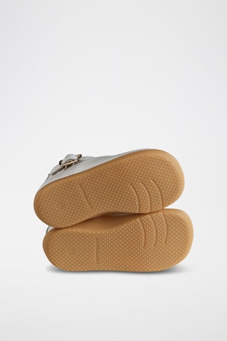 Babies en cuir - Blanc