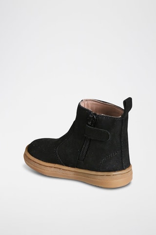 Bottines en nubuck - Noir