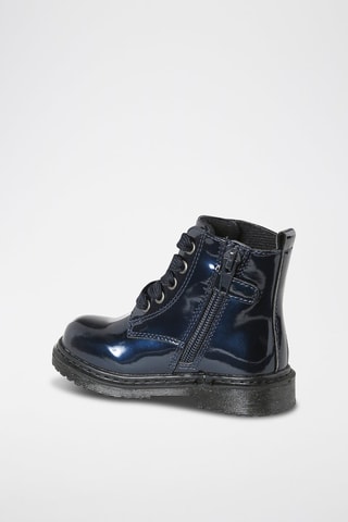 Bottines vernies - Bleu marine