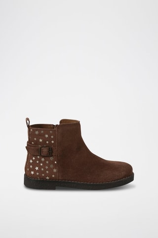 Bottines en nubuck - Camel