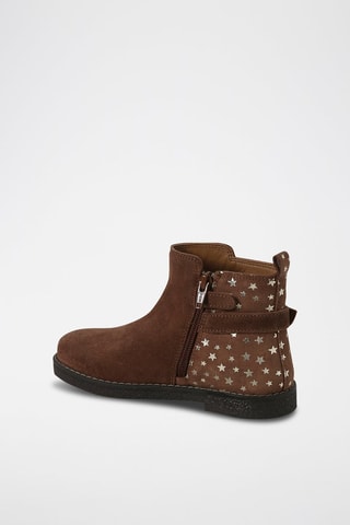 Bottines en nubuck - Camel