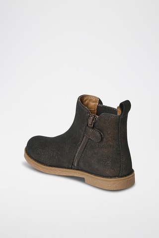 Bottines en nubuck - Marron
