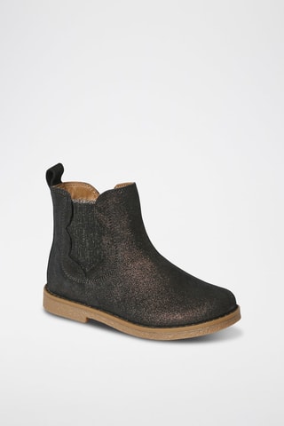 Bottines en nubuck - Marron
