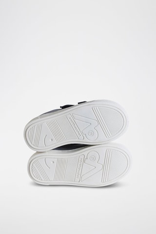 Baskets en nubuck - Bleu-gris