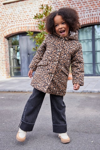 Manteau à capuche - Marron