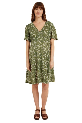 Robe de maternité - Vert olive