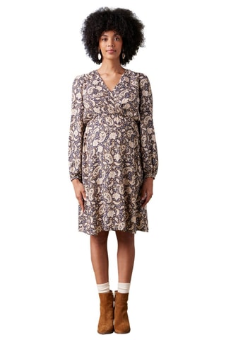 Robe de maternité - Bleu marine