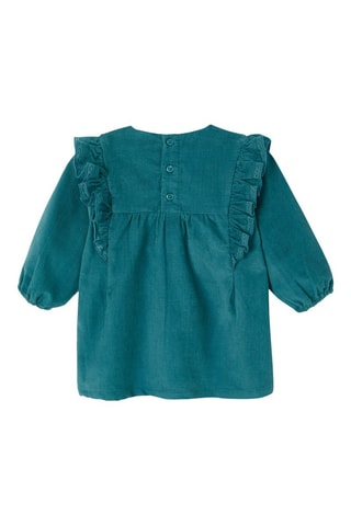 Robe en velours - Vert émeraude