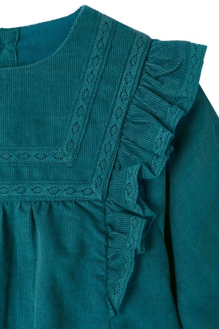 Robe en velours - Vert émeraude