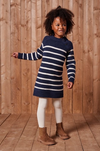 Robe pull - Bleu marine