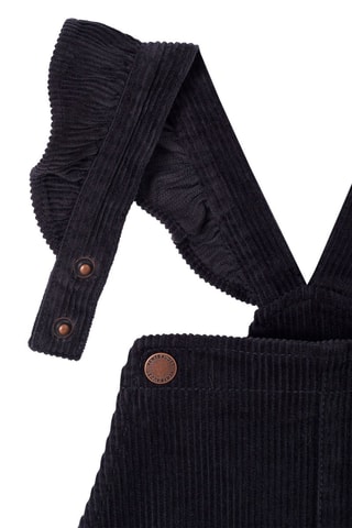 Salopette en velours - Anthracite