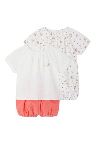 2 pyjamas - Corail fluo