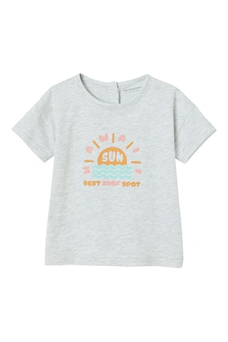 T-shirt - Gris chiné