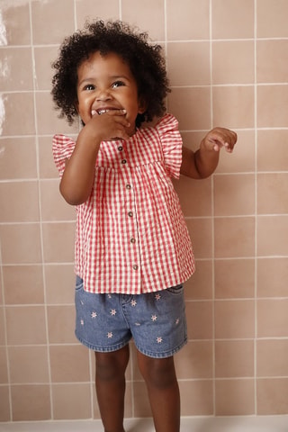 Blouse - Rouge et blanc