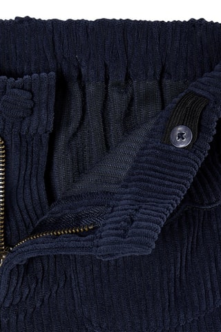 Short en velours - Bleu marine