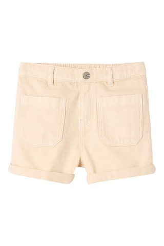 Short en jean - Ecru