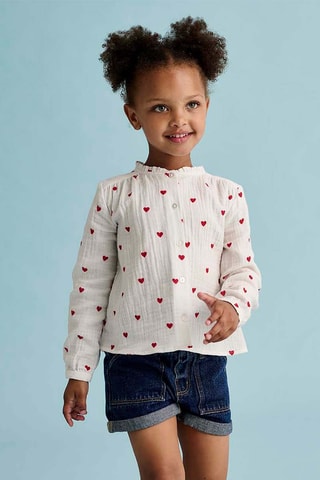 Short en jean - Bleu marine
