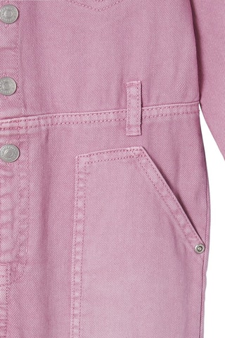 Combinaison en jean - Vieux rose