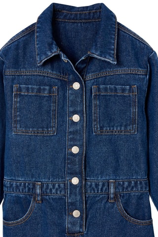 Combinaison en jean - Bleu
