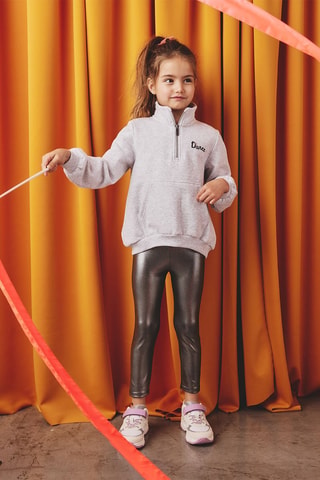 Sweat et legging - Gris clair chiné