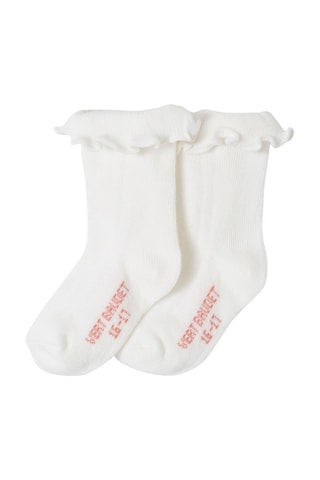 Short et chaussettes - Vieux rose et blanc