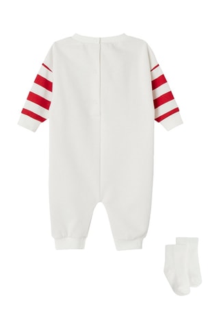 Combinaison et chaussettes - Blanc