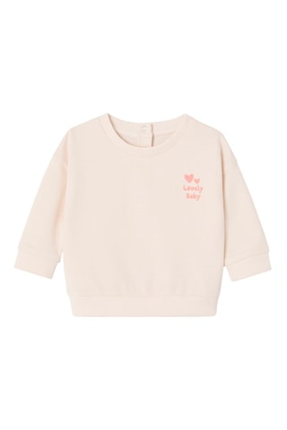 Sweat et short - Ecru et rose