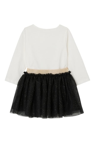 T-shirt et jupe - Ecru et noir