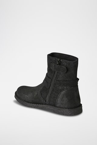 Bottines en cuir - Noir
