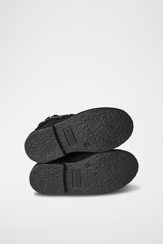Bottines en cuir - Noir