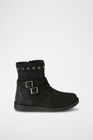 Bottines en cuir - Noir