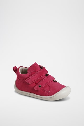 Bottines en nubuck - Fuchsia