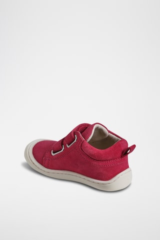 Bottines en nubuck - Fuchsia