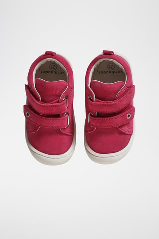 Bottines en nubuck - Fuchsia