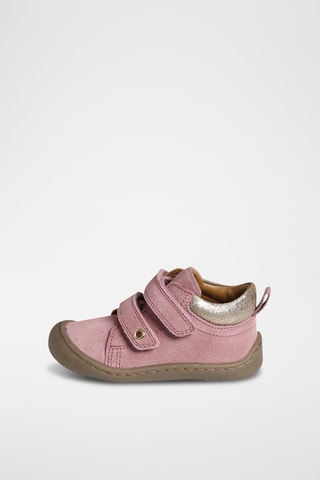 Bottines en nubuck - Rose