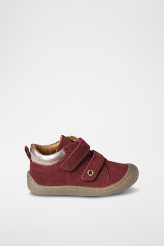 Bottines en nubuck - Bordeaux