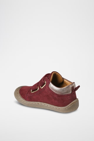 Bottines en nubuck - Bordeaux