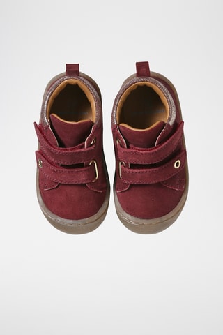 Bottines en nubuck - Bordeaux
